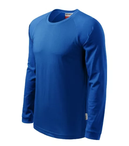 Rimeck Street LS - kerek nyakú, hosszú ujjú unisex póló - Királykék - 2XL