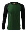 Rimeck Street LS - kerek nyakú, hosszú ujjú unisex póló - Üvegzöld - S