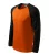Rimeck Street LS - kerek nyakú, hosszú ujjú unisex póló - Narancssárga - S