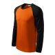 Rimeck Street LS - kerek nyakú, hosszú ujjú unisex póló - Narancssárga - S
