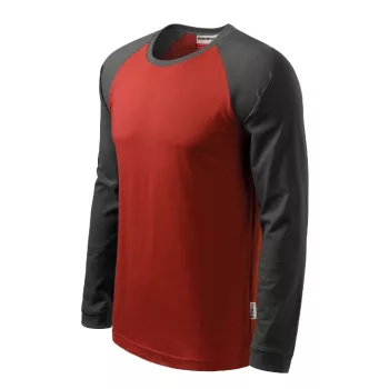   Rimeck Street LS - kerek nyakú, hosszú ujjú unisex póló - Marlboro piros - L