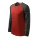 Rimeck Street LS - kerek nyakú, hosszú ujjú unisex póló - Marlboro piros - L