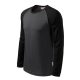 Rimeck Street LS - kerek nyakú, hosszú ujjú unisex póló - Ébenszürke - S