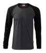 Rimeck Street LS - kerek nyakú, hosszú ujjú unisex póló - Ébenszürke - S