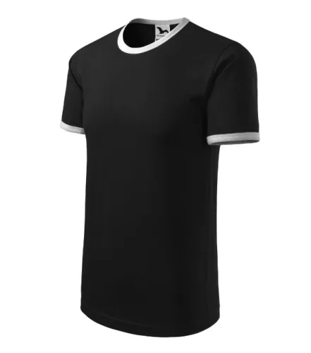 Malfini Infinity - Kerek nyakú unisex póló - Fekete - S