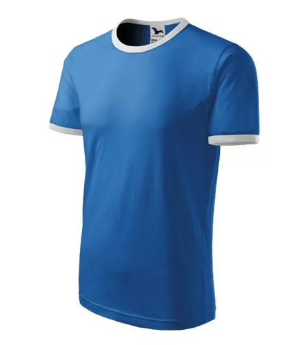 Malfini Infinity - Kerek nyakú unisex póló - Azúrkék - M