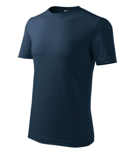 Malfini Classic New - Kerek nyakú férfi póló - Tengerészkék - S