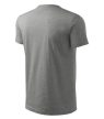 Malfini Classic New - Kerek nyakú férfi póló - Sötétszürke melírozott - S