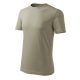 Malfini Classic New - Kerek nyakú férfi póló - Világos khaki - S