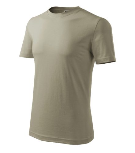 Malfini Classic New - Kerek nyakú férfi póló - Világos khaki - M
