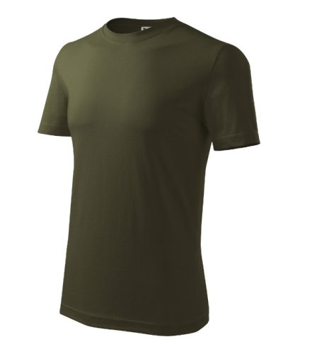 Malfini Classic New - Kerek nyakú férfi póló - Military - S