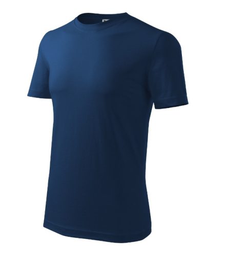 Malfini Classic New - Kerek nyakú férfi póló - Éjkék - S
