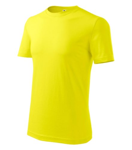 Malfini Classic New - Kerek nyakú férfi póló - Citrom - S