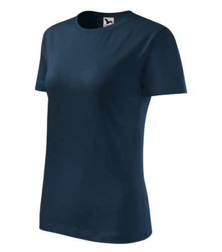Malfini Classic New - Kerek nyakú női póló - Tengerészkék - XL