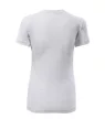 Malfini Classic New - Kerek nyakú női póló - Világosszürke melírozott - S