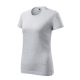 Malfini Classic New - Kerek nyakú női póló - Világosszürke melírozott - 2XL