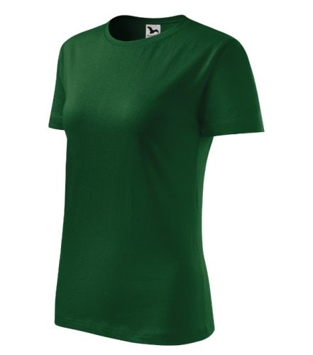 Malfini Classic New - Kerek nyakú női póló - Üvegzöld - XS