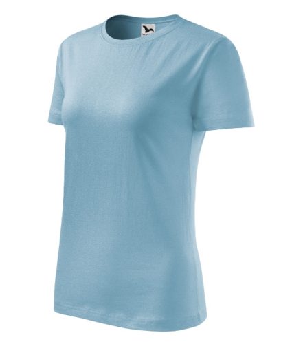 Malfini Classic New - Kerek nyakú női póló - Égszínkék - XS