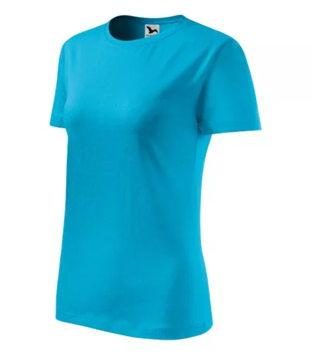 Malfini Classic New - Kerek nyakú női póló - Türkiz - S