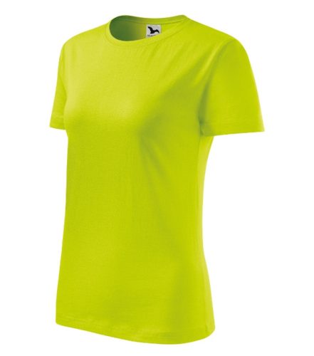 Malfini Classic New - Kerek nyakú női póló - Lime - XL
