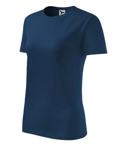 Malfini Classic New - Kerek nyakú női póló - Éjkék - 2XL