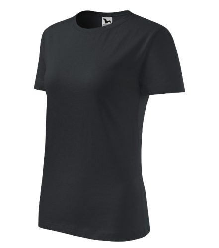 Malfini Classic New - Kerek nyakú női póló - Ébenszürke - XL