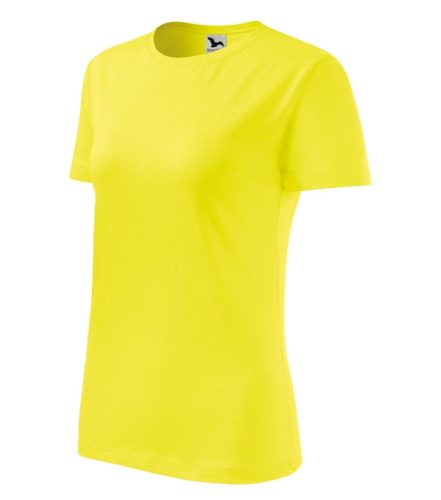 Malfini Classic New - Kerek nyakú női póló - Citrom - XS