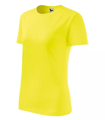 Malfini Classic New - Kerek nyakú női póló - Citrom - XL