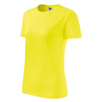   Malfini Classic New - Kerek nyakú női póló - Citrom - 2XL