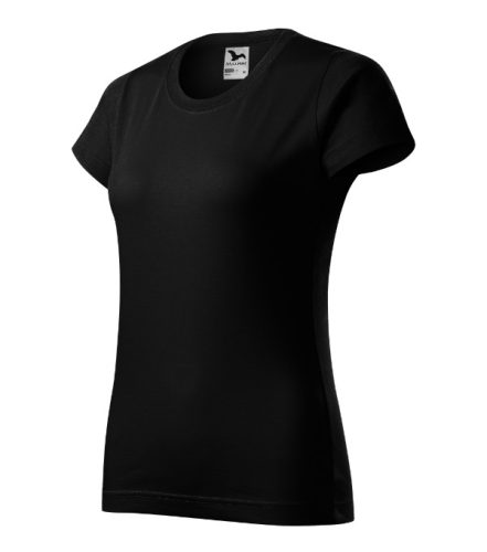 Malfini Basic - Kerek nyakú női póló - Fekete - 2XL