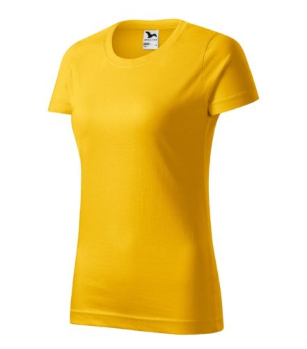 Malfini Basic - Kerek nyakú női póló - Sárga - XL