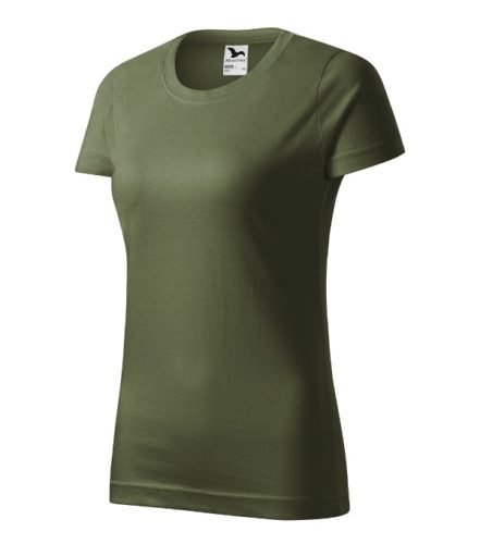 Malfini Basic - Kerek nyakú női póló - Khaki - XS