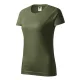 Malfini Basic - Kerek nyakú női póló - Khaki - XS