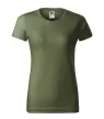Malfini Basic - Kerek nyakú női póló - Khaki - 2XL
