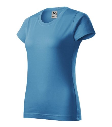 Malfini Basic - Kerek nyakú női póló - Azúrkék - XL