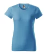 Malfini Basic - Kerek nyakú női póló - Azúrkék - 2XL