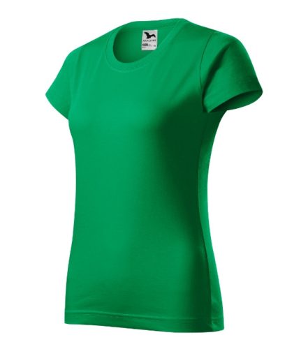 Malfini Basic - Kerek nyakú női póló - Fűzöld - 2XL