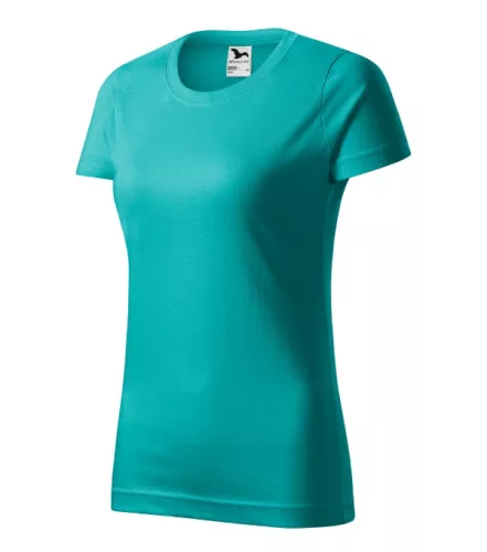 Malfini Basic - Kerek nyakú női póló - Smaragdzöld - XL