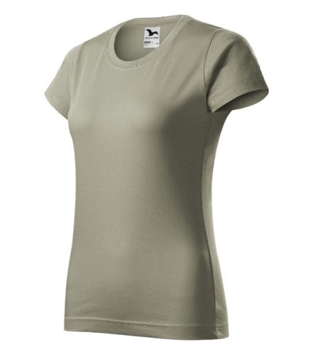 Malfini Basic - Kerek nyakú női póló - Világos khaki - XS