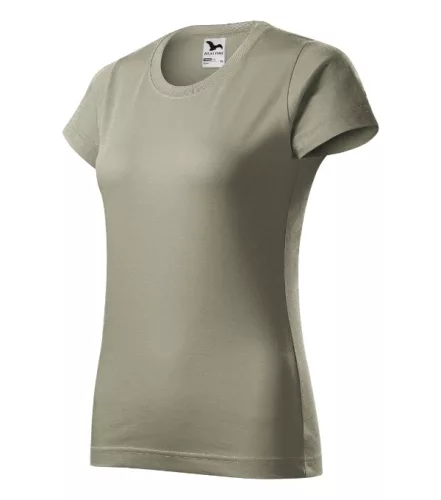 Malfini Basic - Kerek nyakú női póló - Világos khaki - 2XL