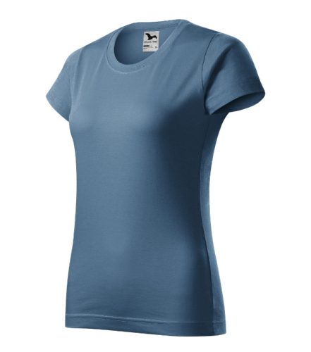 Malfini Basic - Kerek nyakú női póló - Farmerkék - 2XL