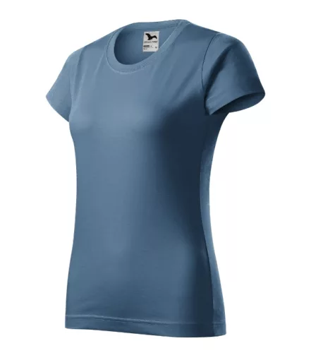 Malfini Basic - Kerek nyakú női póló - Farmerkék - 2XL