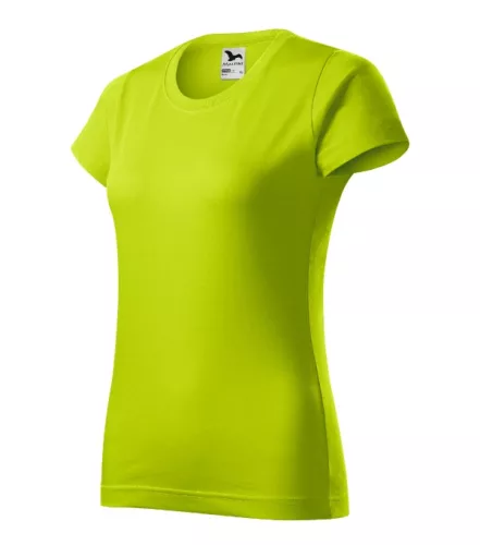 Malfini Basic - Kerek nyakú női póló - Lime - XS