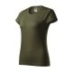 Malfini Basic - Kerek nyakú női póló - Military - S