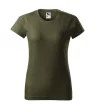 Malfini Basic - Kerek nyakú női póló - Military - XL