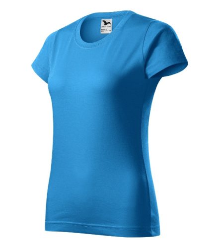 Malfini Basic - Kerek nyakú női póló - Snorkel kék - 2XL