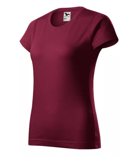 Malfini Basic - Kerek nyakú női póló - Garnet - XS