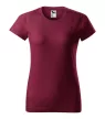 Malfini Basic - Kerek nyakú női póló - Garnet - XS