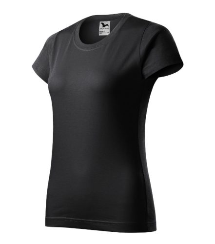 Malfini Basic - Kerek nyakú női póló - Ébenszürke - XL