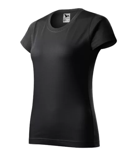 Malfini Basic - Kerek nyakú női póló - Ébenszürke - 2XL